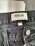 AGOLDE 100% Cotton Chevron-herringbone Black Jeans Size 23 waist - photo 4