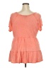 Torrid Orange Short Sleeve Top Size 2X Plus (2) - photo 2