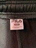 FILA 100% Polyester Graphic Black Track Pants Size L - photo 7