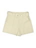 Bobbles & Lace Solid Ivory Khaki Shorts Size S - photo 1