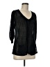 DKNY 100% Linen Black Cardigan Size M - photo 5