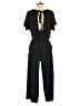 LOFT Beach Solid Black Jumpsuit Size M - photo 2