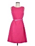 Kasper 100% Polyester Solid Pink Casual Dress Size 6 - photo 1