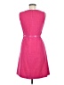 Kasper 100% Polyester Solid Pink Casual Dress Size 6 - photo 2