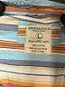 Panhandle 100% Cotton Stripes Blue Long Sleeve Button-Down Shirt Size L - photo 7