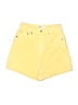 Zara Yellow Denim Shorts Size 4 - photo 1