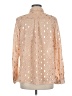 Lili & Lala 100% Polyester Polka Dots Orange Long Sleeve Blouse Size M (estimated) - photo 2