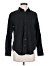 Everlane Solid Black Long Sleeve Button-Down Shirt Size 4 - photo 1