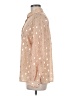 Lili & Lala 100% Polyester Polka Dots Orange Long Sleeve Blouse Size M (estimated) - photo 5