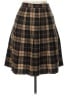 Stephanie Andrews Plaid Brown Wool Skirt Size 10 - photo 1