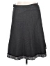 J.Crew 100% Wool Chevron-herringbone Gray Wool Skirt Size 14 - photo 1