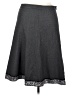 J.Crew 100% Wool Chevron-herringbone Gray Wool Skirt Size 14 - photo 2