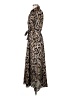 Pinko 100% Polyester Animal Print Brown Casual Dress Size EU (IT) 40 / US 4 - photo 5