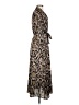 Pinko 100% Polyester Animal Print Brown Casual Dress Size EU (IT) 40 / US 4 - photo 4