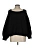 Free People Solid Black Pullover Sweater Size L - photo 1