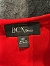 BCX 100% Polyester Solid Red Casual Dress Size XS - photo 7