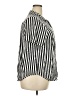 Torrid Stripes Ivory Short Sleeve Blouse Size 2X Plus (2) - photo 4