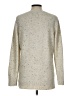 Ann Taylor LOFT Outlet Metallic Silver Pullover Sweater Size L - photo 2