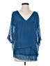 Assorted Brands 100% Silk Blue Blouse Size S (estimated) - photo 1
