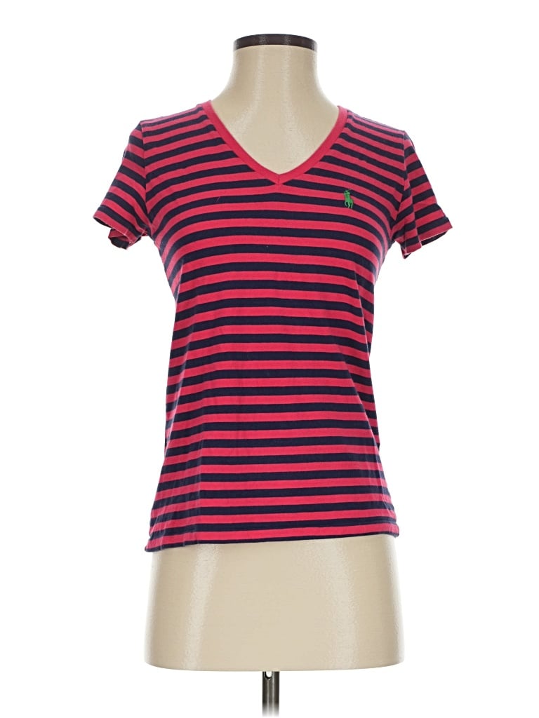 Pre-owned Ralph Lauren Short Sleeve Polo Shirt In Red