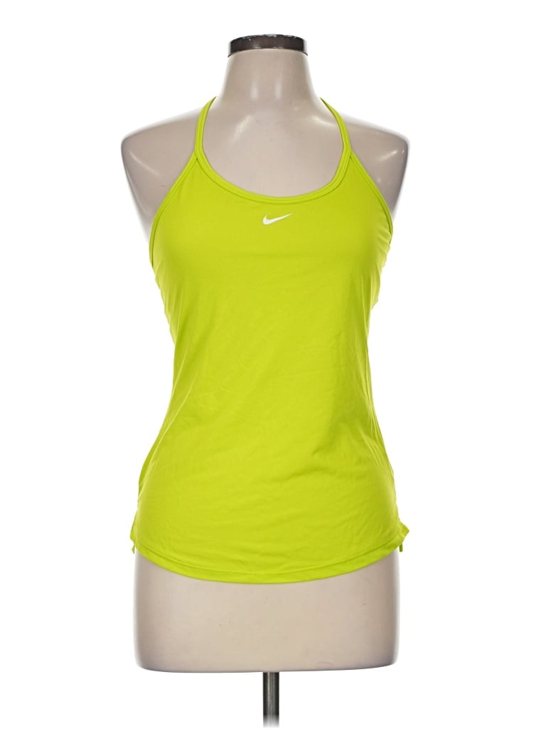 Pre-owned Nike Active Tank Top In Green