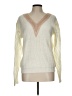 Unbranded 100% Acrylic Chevron-herringbone Ivory Pullover Sweater Size L - photo 1