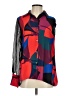 Ramy Brook 100% Polyester Color Block Red 3/4 Sleeve Blouse Size S - photo 1