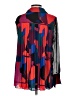 Ramy Brook 100% Polyester Color Block Red 3/4 Sleeve Blouse Size S - photo 2