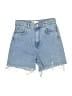 Zara 100% Cotton Blue Denim Shorts Size 2 - photo 1