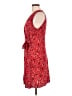 Universal Thread 100% Rayon Print Red Casual Dress Size L - photo 5