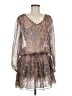 Ella Moss 100% Silk Paisley Brown Cocktail Dress Size M - photo 1
