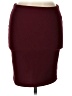 Forever 21 Solid Burgundy Casual Skirt Size L - photo 1