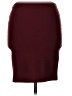 Forever 21 Solid Burgundy Casual Skirt Size L - photo 2