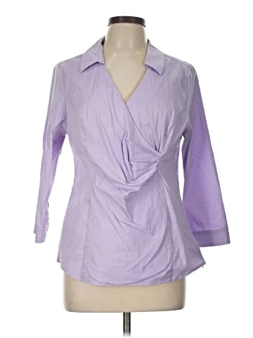 Not Your Daughter's Jeans Long Sleeve Polo (view 1)