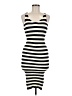 Shein 100% Polyester Stripes Ivory Casual Dress Size M - photo 1