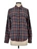 Toad & Co Plaid Brown Long Sleeve Button-Down Shirt Size S - photo 1