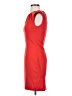 H&M 100% Polyester Solid Red Cocktail Dress Size 4 - photo 5