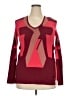 Peter Pilotto Burgundy Pullover Sweater Size XXL (estimated) - photo 1