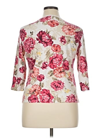 Karen Scott 3/4 Sleeve Blouse (view 2)