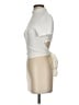 Maje Ivory Short Sleeve Top Size Sm (1) - photo 5
