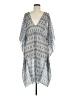 Echo 100% Polyester Gray Casual Dress One size - photo 1