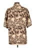 Cubavera 100% Viscose Print Tan Short Sleeve Button-Down Shirt Size L - photo 2