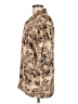 Cubavera 100% Viscose Print Tan Short Sleeve Button-Down Shirt Size L - photo 5