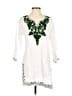 Highness 100% Cotton White 3/4 Sleeve Blouse Size 1 - photo 1