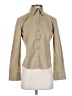 Weekend Solid Tan Long Sleeve Blouse Size S - photo 1