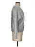 Hippie Rose 100% Polyester Chevron-herringbone Gray Pullover Sweater Size S - photo 4