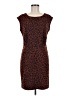 Nine West Animal Print Brown Casual Dress Size M - photo 1