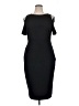 ASOS Solid Black Cocktail Dress Size 14 - photo 1
