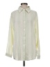 Sinstar Stripes Ivory Long Sleeve Button-Down Shirt Size S - photo 1
