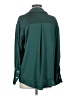 Zara 100% Polyester Green Long Sleeve Blouse Size S - photo 2